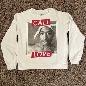 2PAC Cali Love Crew Neck Sweatshirt